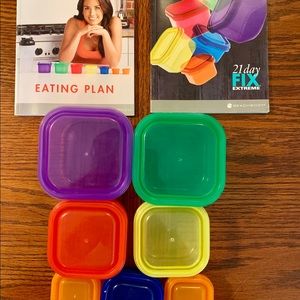 21 day fix containers and books